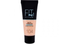 ميبلين - كريم اساس 104 فيت مي غير لامع SOFT IVORY