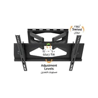 حامل شاشة تلفاز حائطي متحرك بالكامل SG-833 يناسب ا...