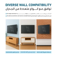 حامل شاشة التلفزيون FS-SQL41 للشاشات المتوسطة والص...