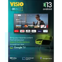 شاشة تلفاز VISIO الذكية 85 بوصة بنظام Google TV بو...