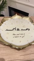 شمعة استقبال ذهبي