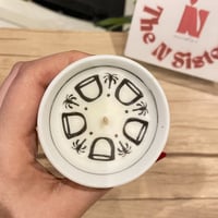 شمعة الفنجال التراثية بطباعة