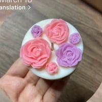 شمعة الميني كيك بعبارة من اختياركم