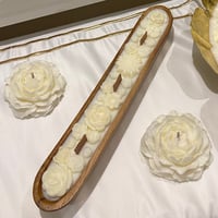 شمعة قالب خشبي طويل