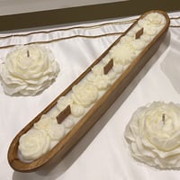 شمعة قالب خشبي طويل