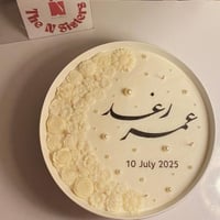 شمعة استقبال كبير أبيض