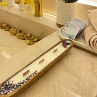 شمعة قالب خشبي طويل