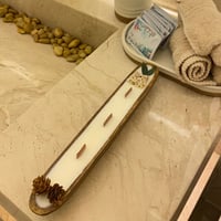 شمعة قالب خشبي طويل