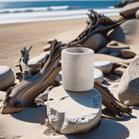 مبخره كونكريت 500 جرام - رمادي غامق