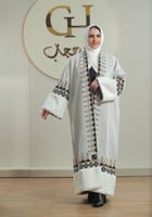 بشت غنى حجاب صوف و فرو