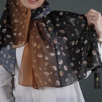 طرحة شيفون مورد شهري شال