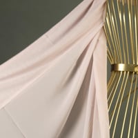 طرحة جوري شيفون مبطنة