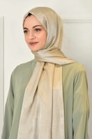 شال متعرج بلاتيني