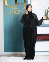 شرشف صلاة غنى حجاب مخمل منقط