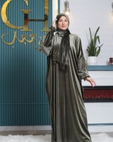 شرشف صلاة غنى حجاب مخمل منقط