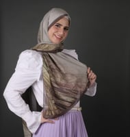 طرحة موناليزا ديجيتال شيفون