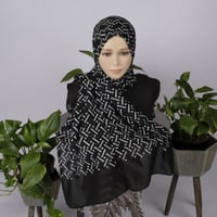 شال قطن تركي بلمعة