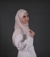 طرحة مجفوص شاش تركي