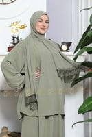 شرشف صلاة غنى حجاب قطعتين