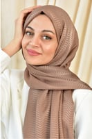 شال متعرج بلاتيني