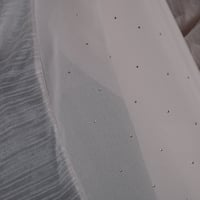 طرحة جوري نص شيفون بستراس و نص مكسر