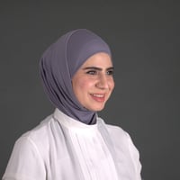 حجاب كرم قطعتين بغجاتي