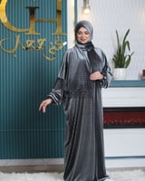 شرشف صلاة غنى حجاب مخمل منقط