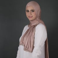 طرحة قطن كويتي بدانتيل رفيع