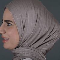 طرحة نايا قطن منقوش