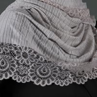 طرحة جوري ليكرا بدانتيل