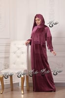 شرشف غنى حجاب مخمل مونس شتوي