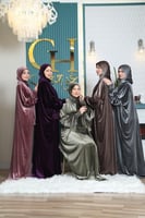 شرشف صلاة غنى حجاب مخمل منقط