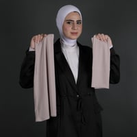 حجاب كرم قطعتين بغجاتي