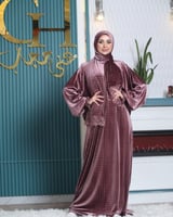 شرشف صلاة غنى حجاب مخمل منقط