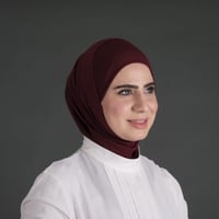 حجاب كرم قطعتين بغجاتي