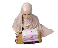 طرحة كويتي منقوش