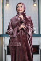 شرشف صلاة غنى حجاب مخمل منقط