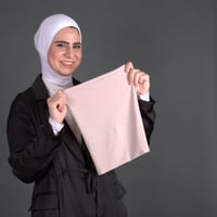 حجاب كرم قطعتين بغجاتي