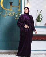 شرشف صلاة غنى حجاب مخمل منقط