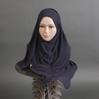 طرحة جوري شيفون مبطنة