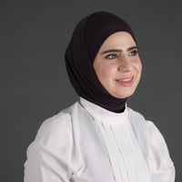 حجاب كرم قطعتين بغجاتي