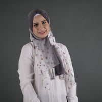 طرحة شيفون مورد شهري شال