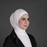 حجاب كرم قطعتين بغجاتي