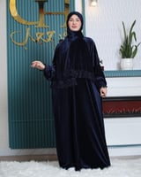 شرشف صلاة غنى حجاب مخمل منقط