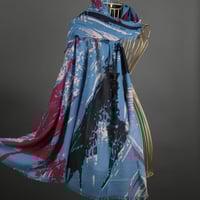 طرحة BURDEN قطن منقوش