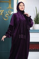 شرشف صلاة غنى حجاب مخمل منقط