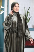 شرشف صلاة غنى حجاب مخمل منقط