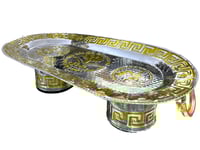 صينية التقديم ( فواكه - حلى - تمر ) ستيل ستال الاص...