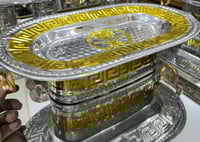 صينية تقديم ( فواكه - حلى - تمر ) المقاس الصغير 47...