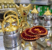 بكج 2 دلال 2 أباريق ومبخر ( المنيوم )